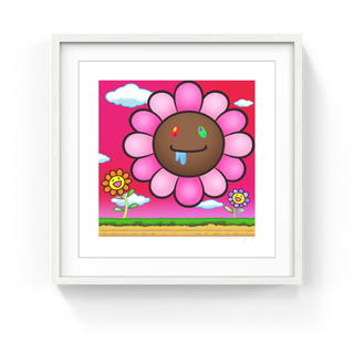 Takashi Murakami - Murakami.Flower #6167 game drool, 2024 - Pinto Gallery