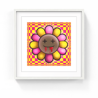 Takashi Murakami - Murakami.Flower #8832 Vertigo Background, 2024 - Pinto Gallery