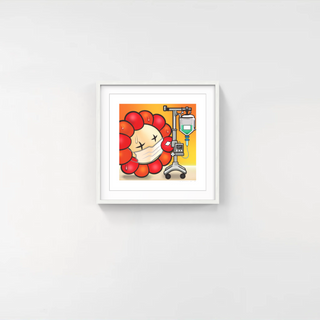 Takashi Murakami - Murakami.Flower #9156 Fighting illness, 2024 - Pinto Gallery