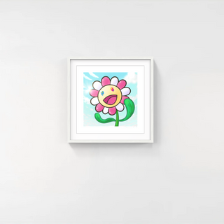 Takashi Murakami - Murakami.Flower #0085 Smiling girl, 2024 - Pinto Gallery