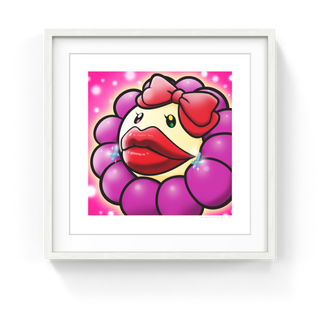 Takashi Murakami - Murakami.Flower #0742 Dressed up girl, 2024 - Pinto Gallery