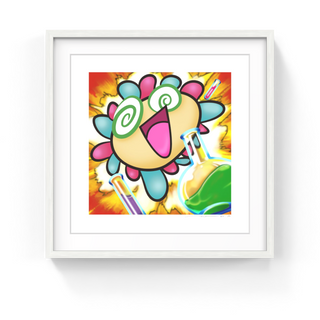 Takashi Murakami - Murakami.Flower #0880 Shocked and dizzy, 2024 - Pinto Gallery