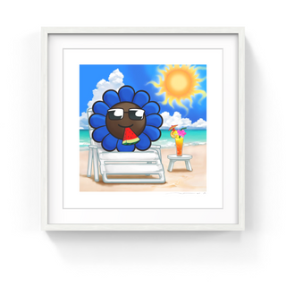 Takashi Murakami - Murakami.Flower #2102 Summer Vacation, 2024 - Pinto Gallery