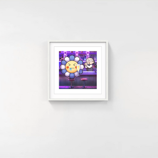 Takashi Murakami - Murakami Flower #3167 Drunk with Champagne, 2024 - Pinto Gallery