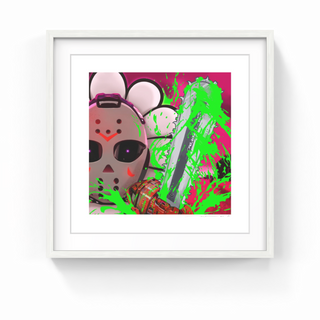 Takashi Murakami - Murakami.Flower #3522 SAITAMA Chainsaw, 2024 - Pinto Gallery