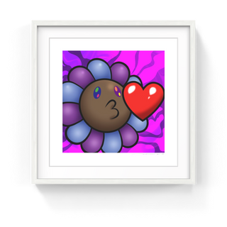 Takashi Murakami - Murakami.Flower #4212 Love & Kiss, 2024 - Pinto Gallery