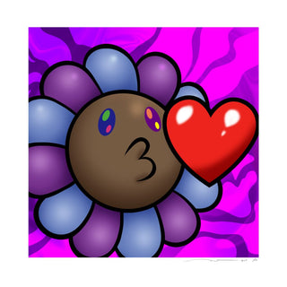 Takashi Murakami - Murakami.Flower #4212 Love & Kiss, 2024 - Pinto Gallery