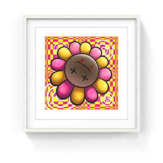 Takashi Murakami - Murakami.Flower #8832 Vertigo Background, 2024 - Pinto Gallery