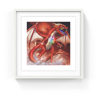 Takashi Murakami - Murakami.Flowers Collectible Trading Card Red Dragon, 2024 - Pinto Gallery