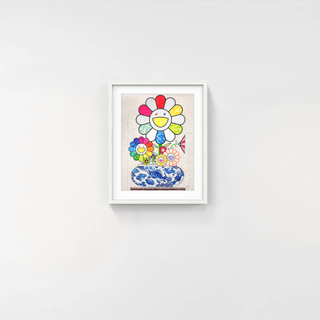 Takashi Murakami - Murakami Flowers in a Qinghua Vase, 2024 - Pinto Gallery