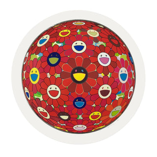 Takashi Murakami - Red Flower Ball (3-D), 2012 - Pinto Gallery