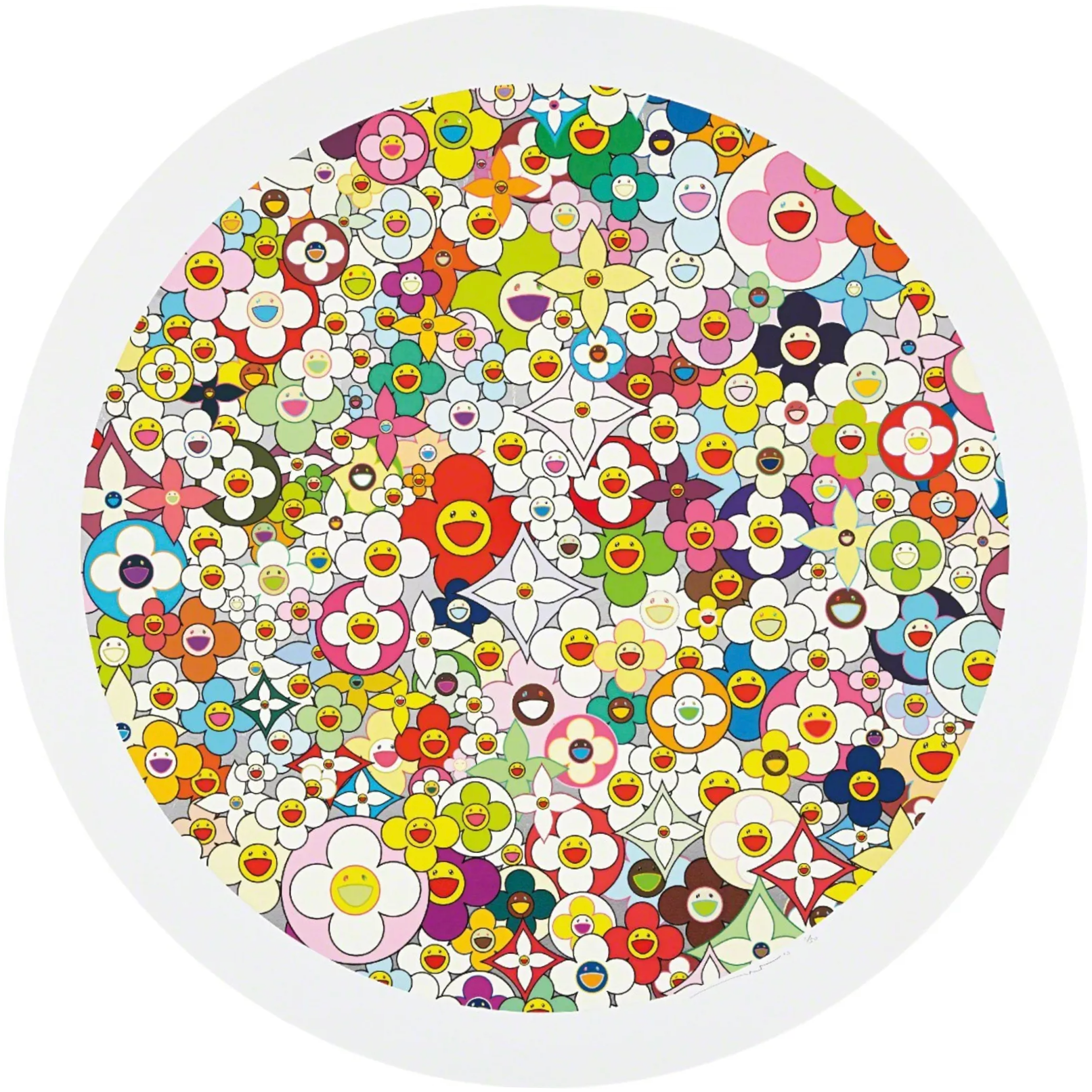 Takashi Murakami - Superflat, First Love, Flower, 2010 - Pinto Gallery