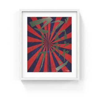 Takashi Murakami - Untitled (Scarlet Lake and Indigo Blue Butterfly 826), 2010 - Pinto Gallery