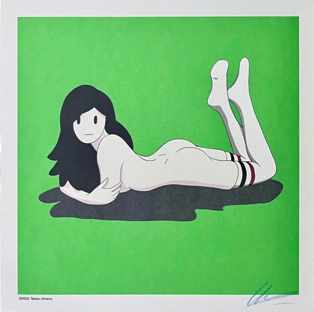 Takeru Amano - Venus (Neon Green), 2020 - Pinto Gallery