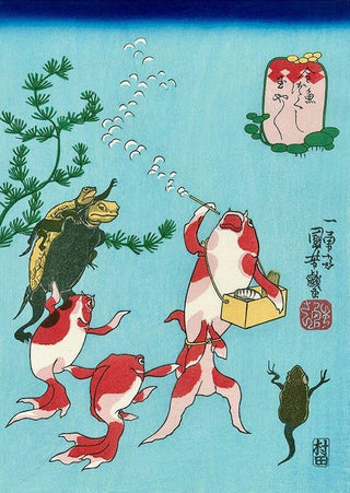Tamaya, Tamaya (Bubble Vendor), After 1842-Utagawa Kuniyoshi-Pinto Gallery