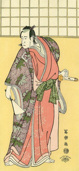 The Actor Ichikawa Yaozo Ⅲ as Hachiman Taro Minamoto no Yoshiie, Actually Sazanami Tatsugoro, After 1794-Toshusai Sharaku-Pinto Gallery