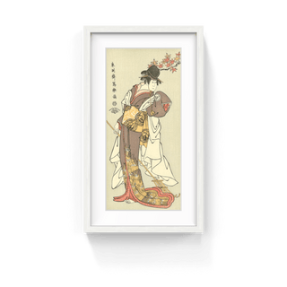 The Actor Iwai Hanshiro Ⅳ as Chihaya, Younger Sister of the Shinto Priest Kenko, After 1794-Toshusai Sharaku-Pinto Gallery