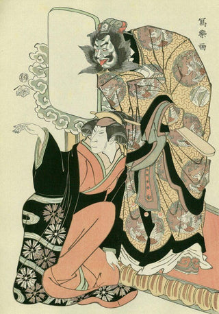 The Actor Nakajima Mihoemon Ⅱ and Nakamura Tomijuro, After 1794-Toshusai Sharaku-Pinto Gallery