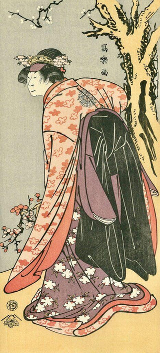 The Actor Nakamura Noshio Ⅱ as Konohana, Daughterof Ki no Tsurayuki, After 1794-Toshusai Sharaku-Pinto Gallery