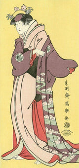 The Actor Nakayama Tomisaburo as Lady Tsukuba, Wife of Yoshioki, After 1794
