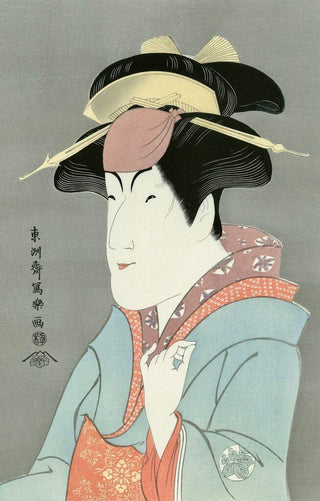 The Actor Nakayama Tomisaburo as Miyagino, the Eldest Daughter of Matsushita Mikinoshin, After 1794-Toshusai Sharaku-Pinto Gallery