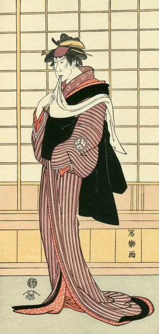 The Actor Osagawa Tsuneyo Ⅱ as the Hairdresser Oroku, After 1794-Toshusai Sharaku-Pinto Gallery