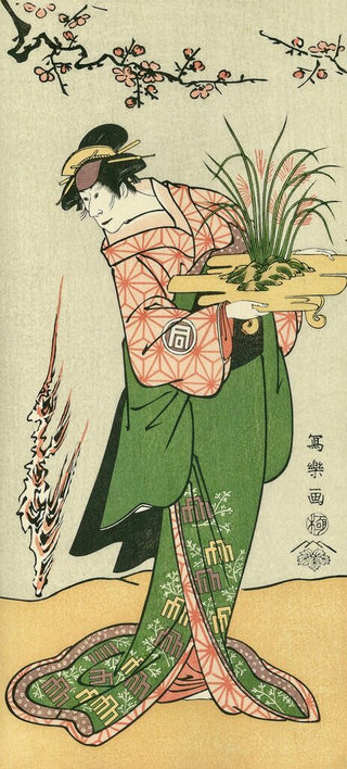 The Actor Sanokawa Ichimatsu Ⅲ as Wakamatsu, a Humble Obara Citizen, Actually Iohata, Wife of Taketora, After 1794-Toshusai Sharaku-Pinto Gallery