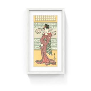 The Actor Segawa Tomisaburo Ⅱ as the wearing a Geisha Costume, After 1794-Toshusai Sharaku-Pinto Gallery