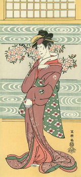 The Actor Segawa Tomisaburo Ⅱ as the wearing a Geisha Costume, After 1794