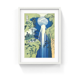 The Amida Falls in the Far Reaches of the Kisokaido Road, After 1833-Katsushika Hokusai-Pinto Gallery