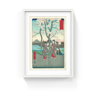 The Bank of Sumida River, After 1830-Utagawa Hiroshige (Andō Hiroshige)-Pinto Gallery