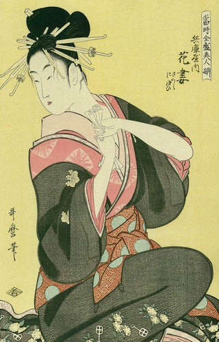 The Courtesan Hanazuma of Hyogoya, After 1792-Kitagawa Utamaro-Pinto Gallery