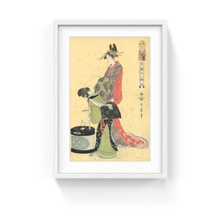 The Hour of the Cock(6pm), After 1792-Kitagawa Utamaro-Pinto Gallery