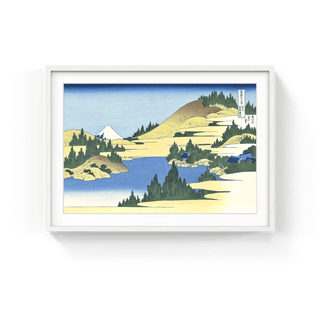 The Lake at Hakone in Sagami Province, After 1830-Katsushika Hokusai-Pinto Gallery