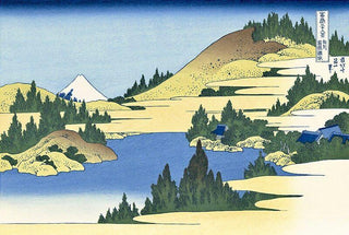 The Lake at Hakone in Sagami Province, After 1830-Katsushika Hokusai-Pinto Gallery
