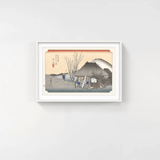 The Noted Tea house at Mariko, After 1833-Utagawa Hiroshige (Andō Hiroshige)-Pinto Gallery
