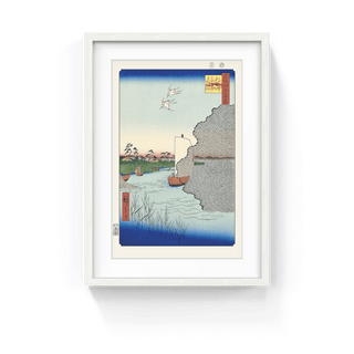 The Pine on the Tone River Bank, After 1856-Utagawa Hiroshige (Andō Hiroshige)-Pinto Gallery