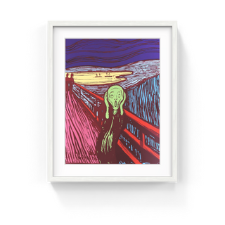 The Scream - Green, 1967 printed later-Andy Warhol-Pinto Gallery