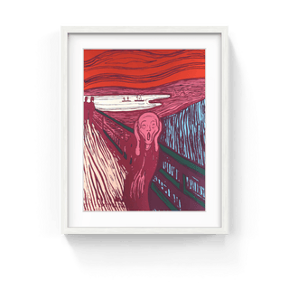 The Scream - Pink, 1967 printed later-Andy Warhol-Pinto Gallery