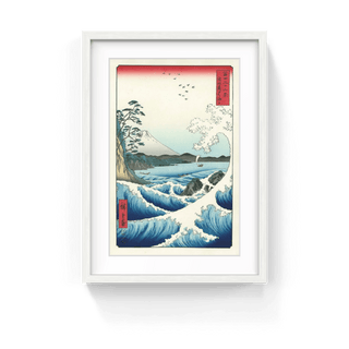 The Sea off Satta in Suruga Province, After 1858-Utagawa Hiroshige (Andō Hiroshige)-Pinto Gallery