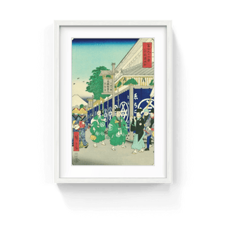 The Suruga District in Edo, After 1858-Utagawa Hiroshige (Andō Hiroshige)-Pinto Gallery