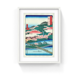 The Togetsu Bridge in Arashiyama, After 1853-Utagawa Hiroshige (Andō Hiroshige)-Pinto Gallery