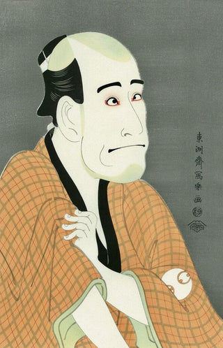 The actor Arashi Ryuzo as Ishibe no Kinkichi, After 1794-Toshusai Sharaku-Pinto Gallery