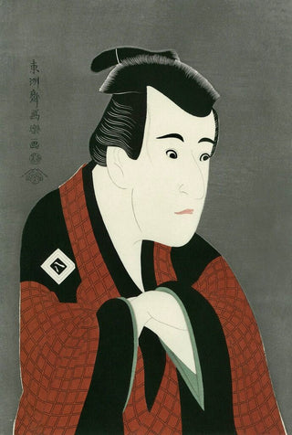 The actor Ichikawa YaozoⅢ as Tanabe Bunzo, After 1794-Toshusai Sharaku-Pinto Gallery