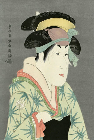 The actor Segawa KikunojoⅢ as Oshizu, the Wife of Tanabe Bunzo, After 1794-Toshusai Sharaku-Pinto Gallery