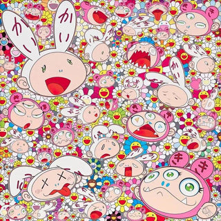 There’s bound to be difficult times There’s bound to be sad times But we won’t lose heart; we’d rather not cry, so laugh, we will!, 2018-Takashi Murakami-Pinto Gallery
