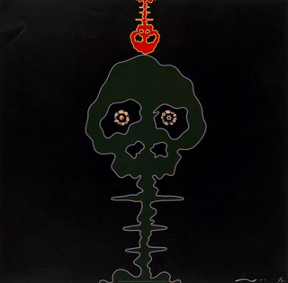Time Bokan-Black+Moss Green, 2006-Takashi Murakami-Pinto Gallery