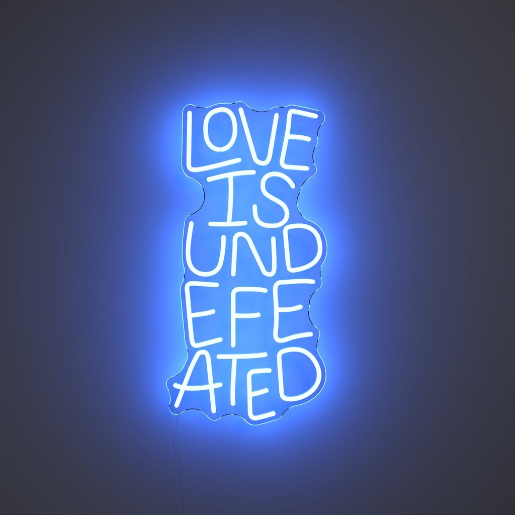 Timothy Goodman - Love is Undefeated, 2024 - Pinto Gallery