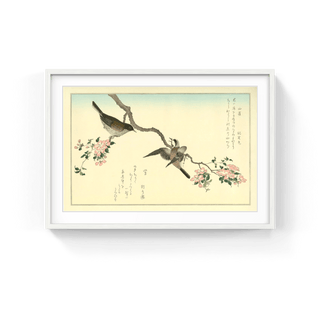 Titmouse and Japanese Nightingale, After 1792-Kitagawa Utamaro-Pinto Gallery