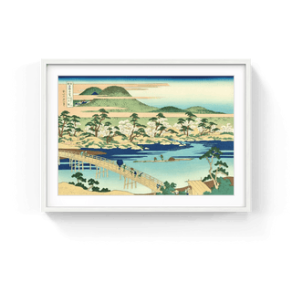 Togetsu Bridge at Arashiyama in Yamashiro Province, After 1833-Katsushika Hokusai-Pinto Gallery